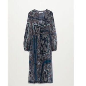Mango (Zimmerman-like) desire dress with paisley print